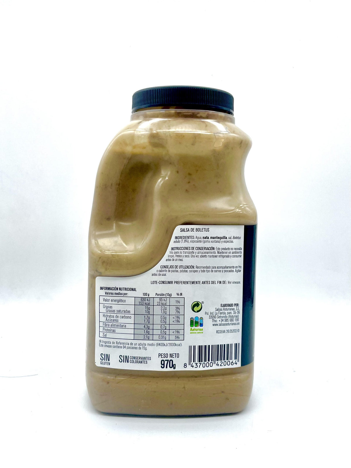 Salsas Asturianas Salsa Boletus 970gr