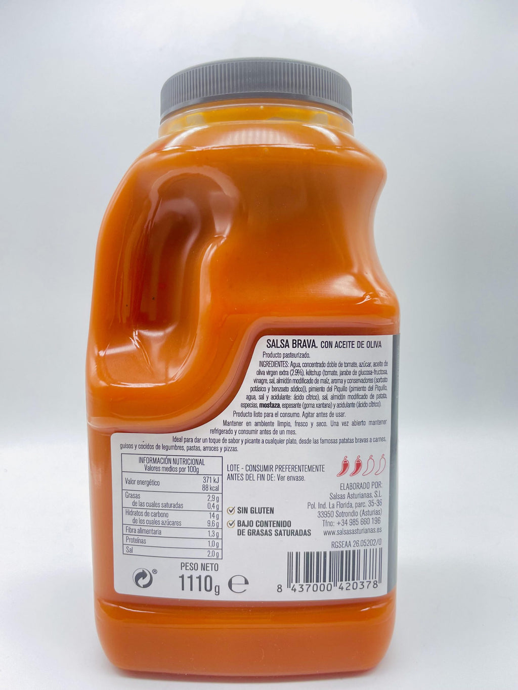 Salsas asturianas salsa brava 1100gr