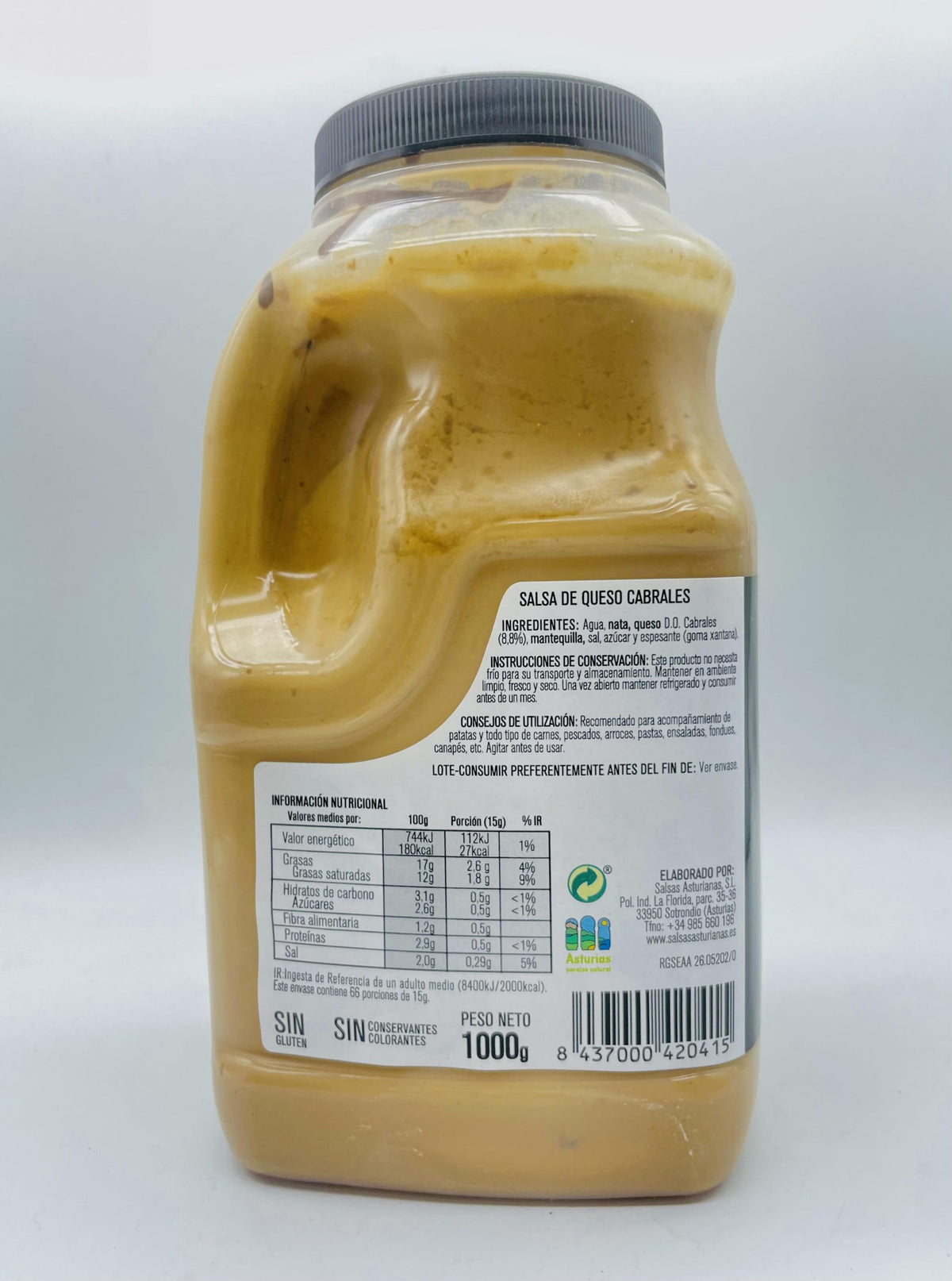 Salsas asturianas Salsa de queso cabrales 1000g