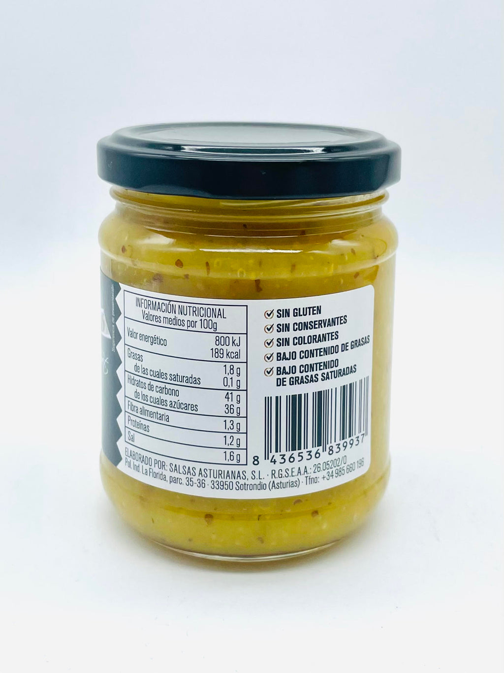 Salsa Asturiana Mostaza Y miel 210gr