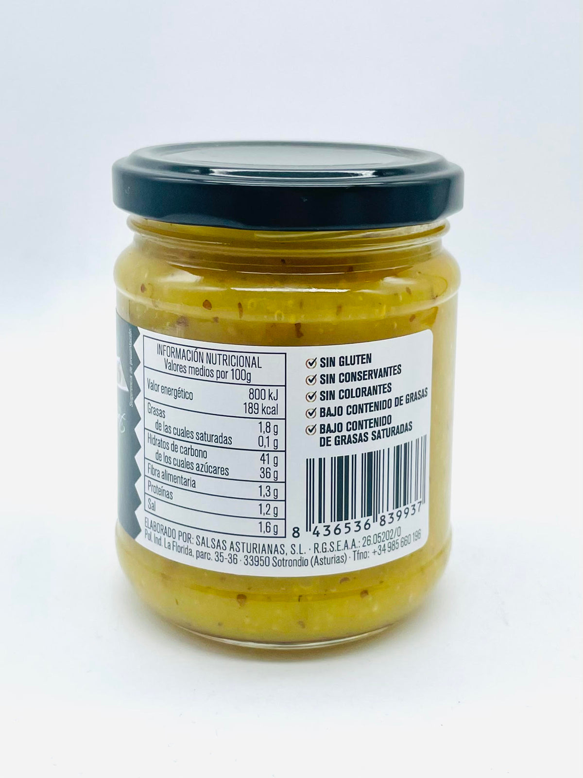 Salsa Asturiana Mostaza Y miel 210gr