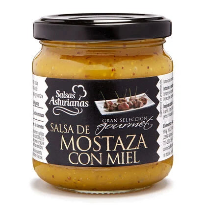 Salsa Asturiana Mostaza Y miel 210gr