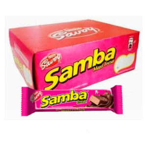 Nestlé Savoy Samba fresa 32gr - Pack 4