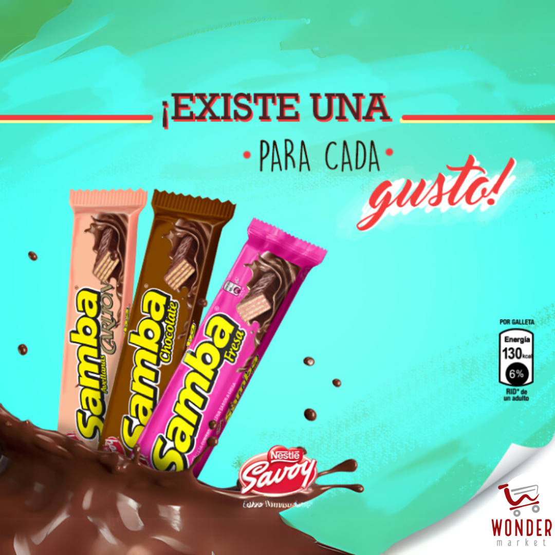 Wonderbox Nestlé Savoy Samba - Galletas venezolanas