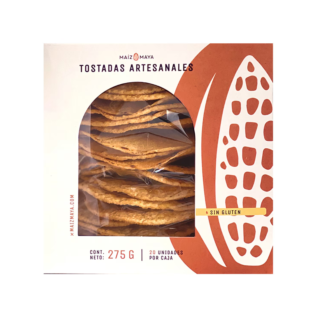 Tostas - tostadas de Maíz Artesanales de Maíz Maya 275gr