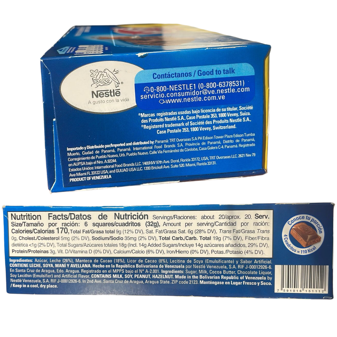 Nestl? Savoy Chocolate (5 unidades) 650g