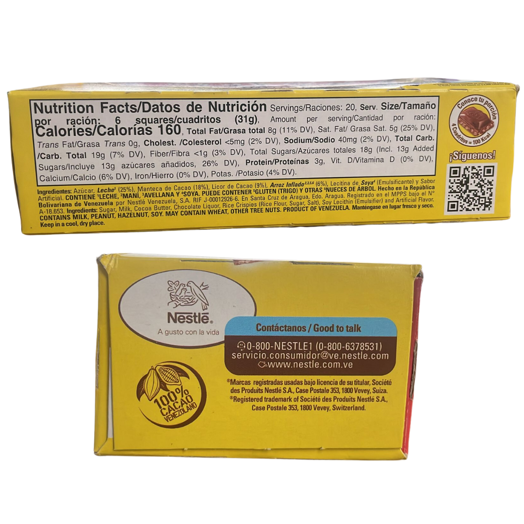 Nestl? Savoy Cricri Caja Tabletas Chocolate 615g