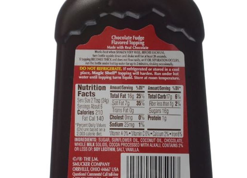 Smuckers Magic Shell Chocolate Fudge