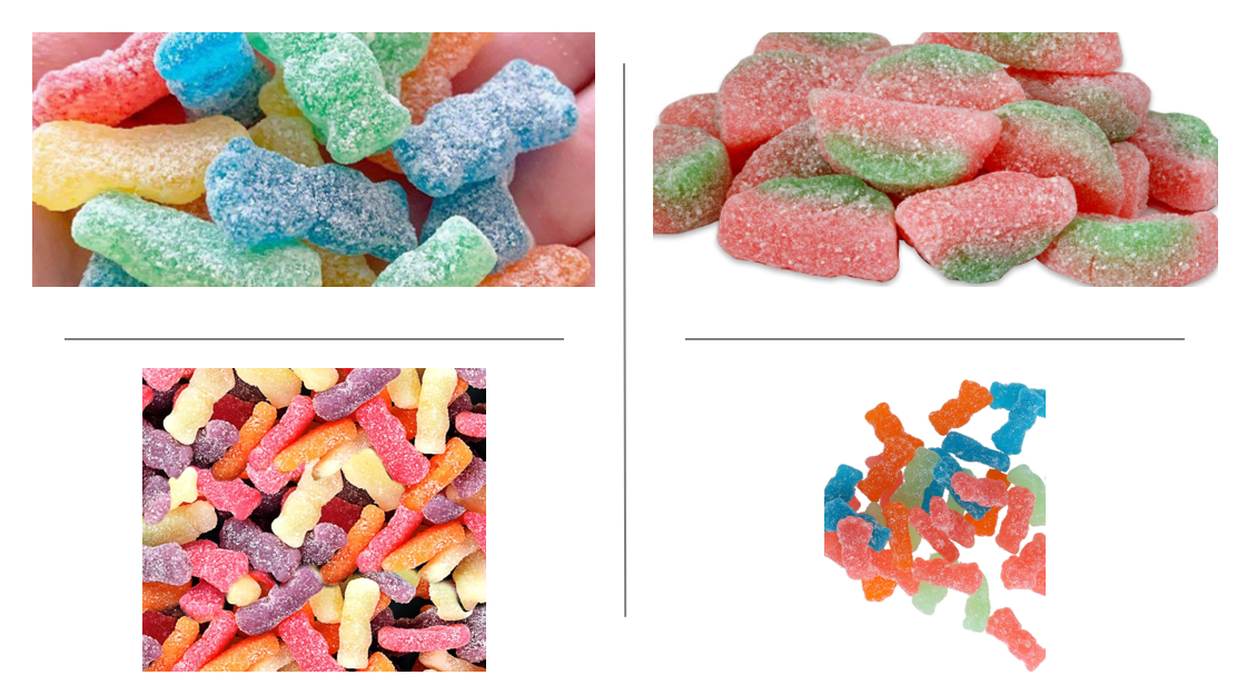 Sour Patch Kids soft y chewy candy, extreme, tropical, watermelon. (99g)