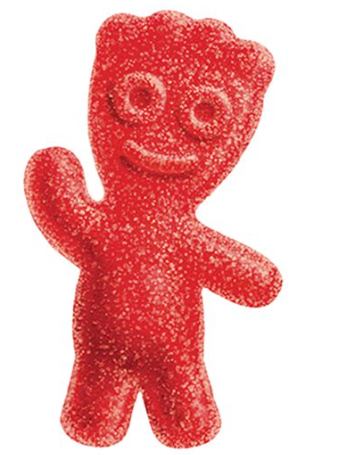 Sour Patch Kids soft y chewy candy, extreme, tropical, watermelon. (99g)