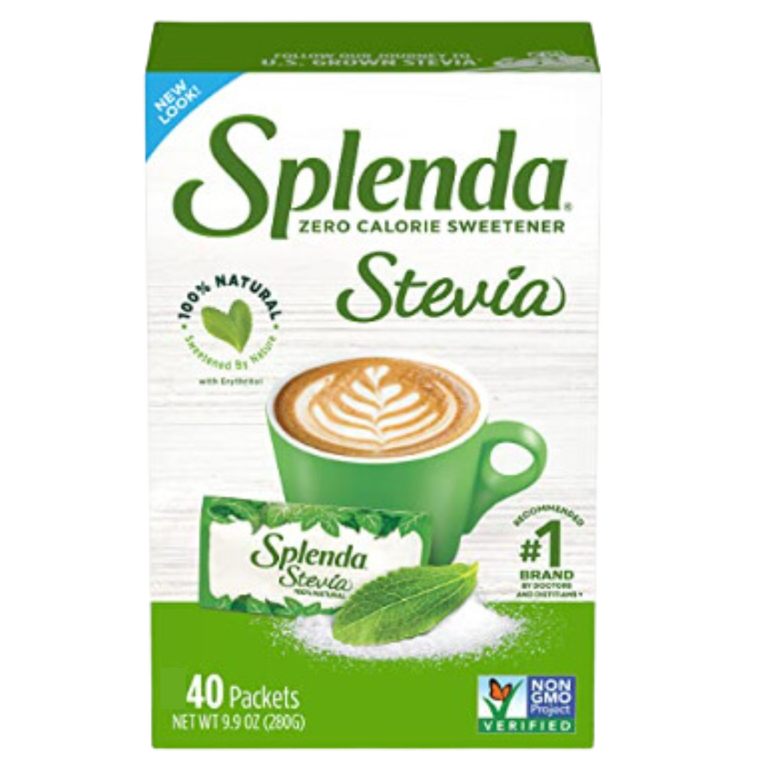 Splenda Stevia Zero Calorías (40 paquetes) - Pack 2