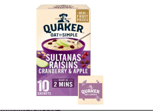 Quaker Sultanas Raisins Cranberry & Apple 385g
