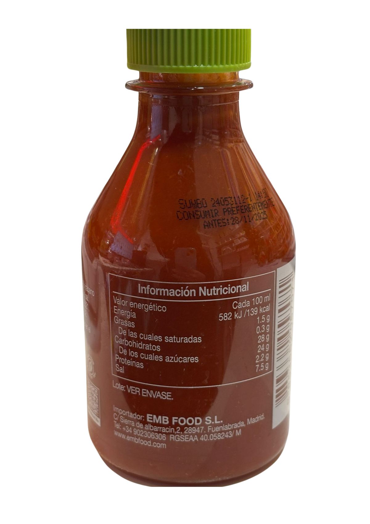 Sriracha con Wasabi 200 ml