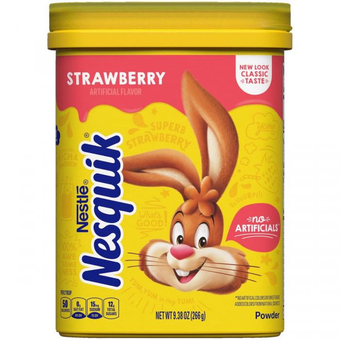 Nestlé Nesquik Strawberry NET WT 9.38 OZ  266g