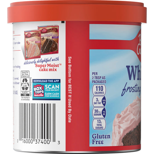 Betty Crocker Whipped Frosting Strawberry Mist 12 OZ 340g