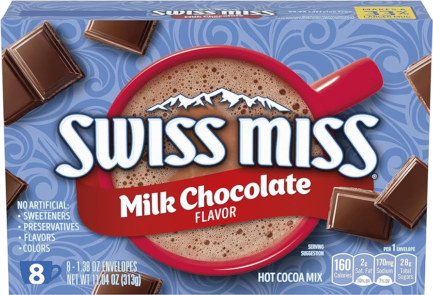 Swiss miss en polvo sabor chocolate con leche 313