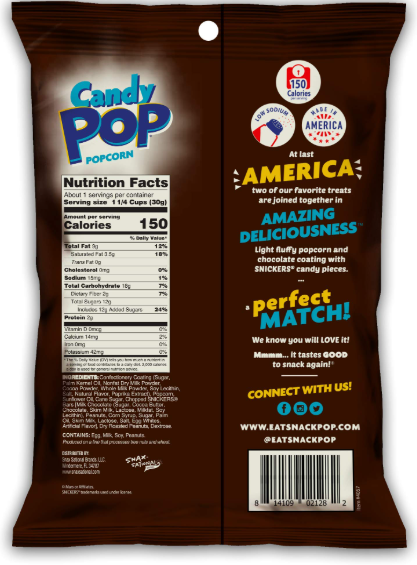 Palomitas de Snickers / Candy Pop Popcorn Snickers 149g