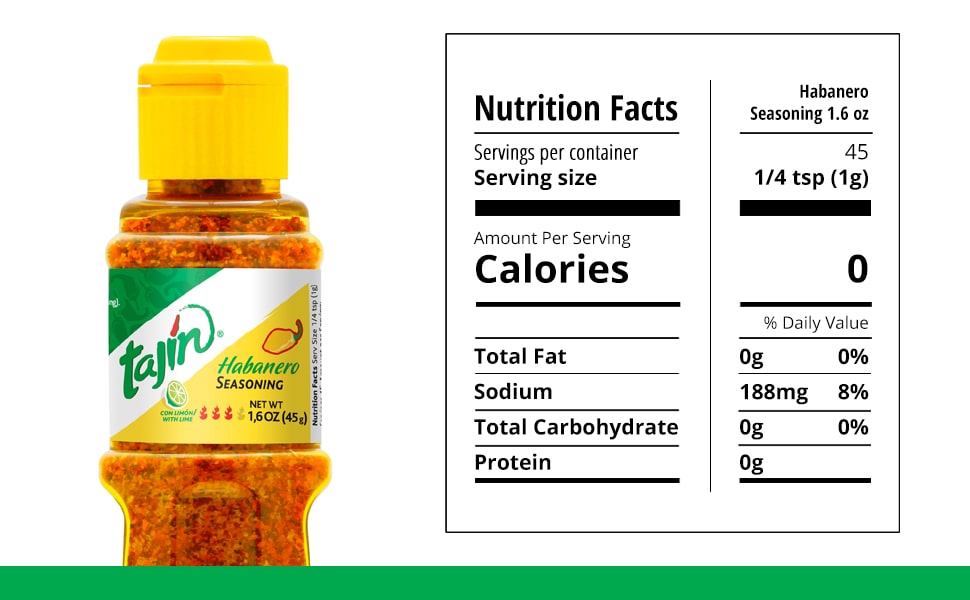 Tajín Habanero Seasoning 45 gr
