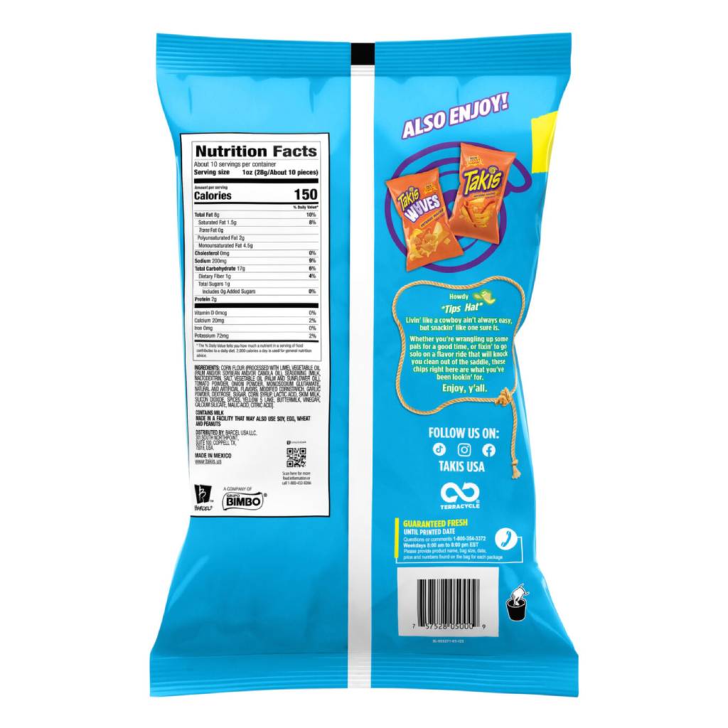 Takis Ranch 92.3gr