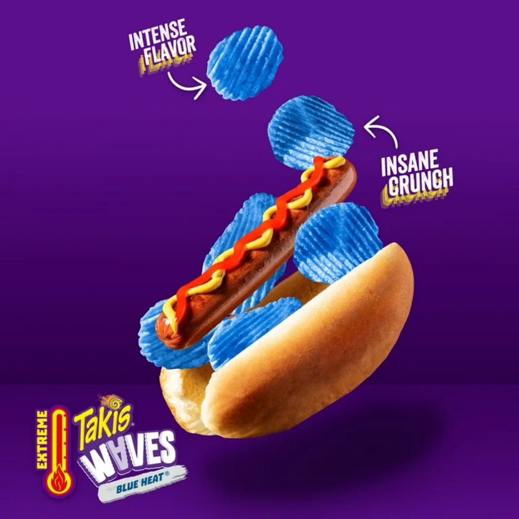 Takis Waves Blue Heat 71g