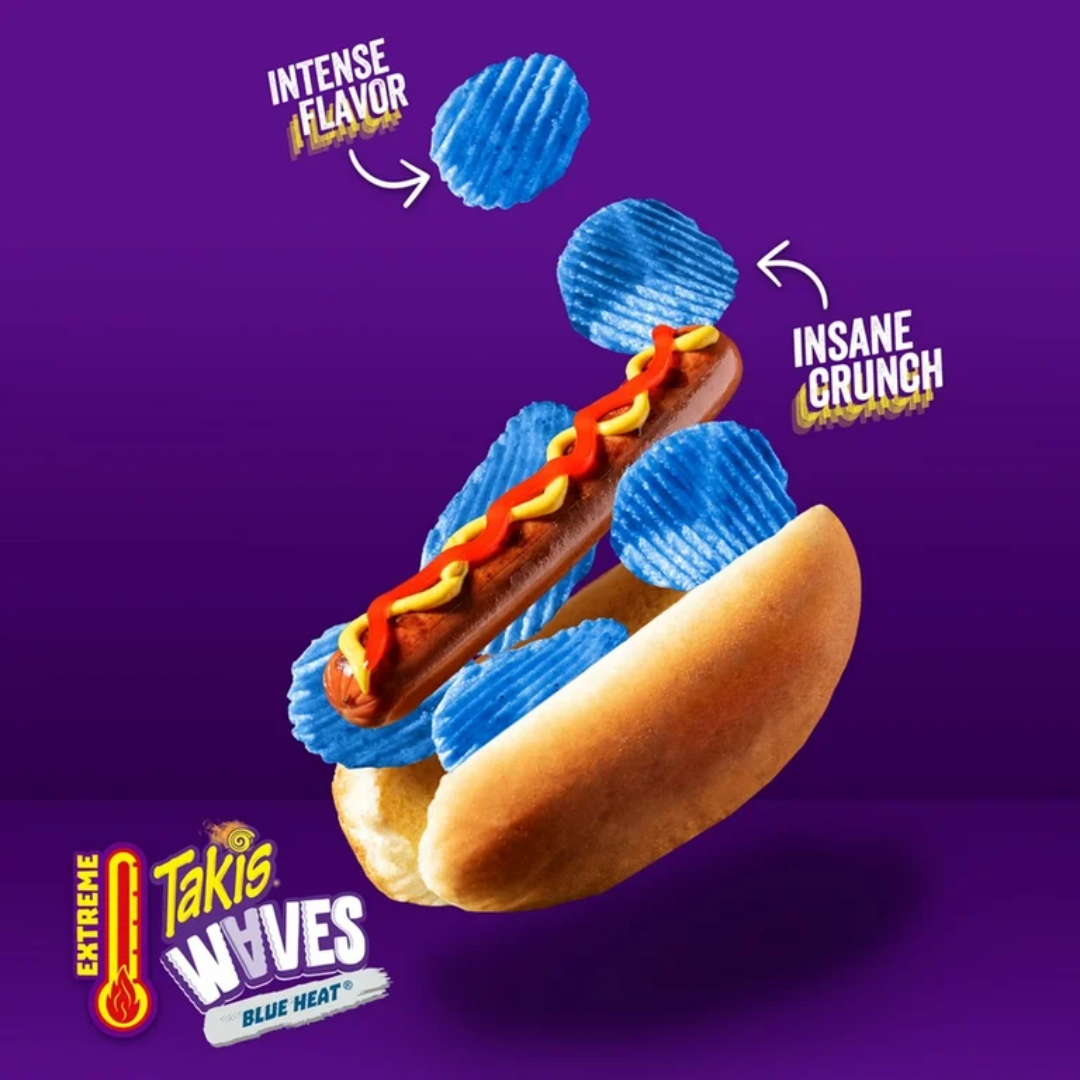 Takis Waves Blue Heat 71g