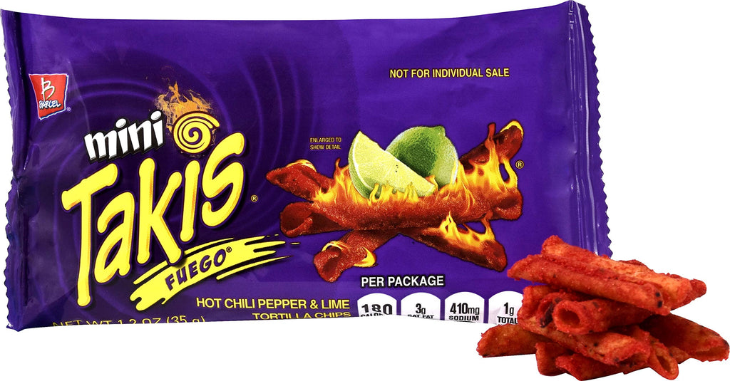 Mini Takis 25 piezas de fuego 35gr
