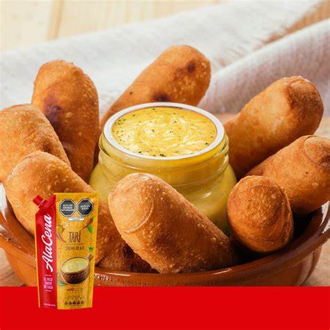 AlaCena Tar? Crema De Aj? Rico sabor de casa Peso Neto 400g