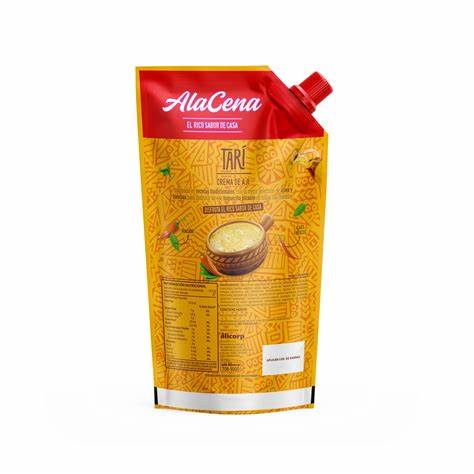 AlaCena Tar? Crema De Aj? Rico sabor de casa Peso Neto 400g