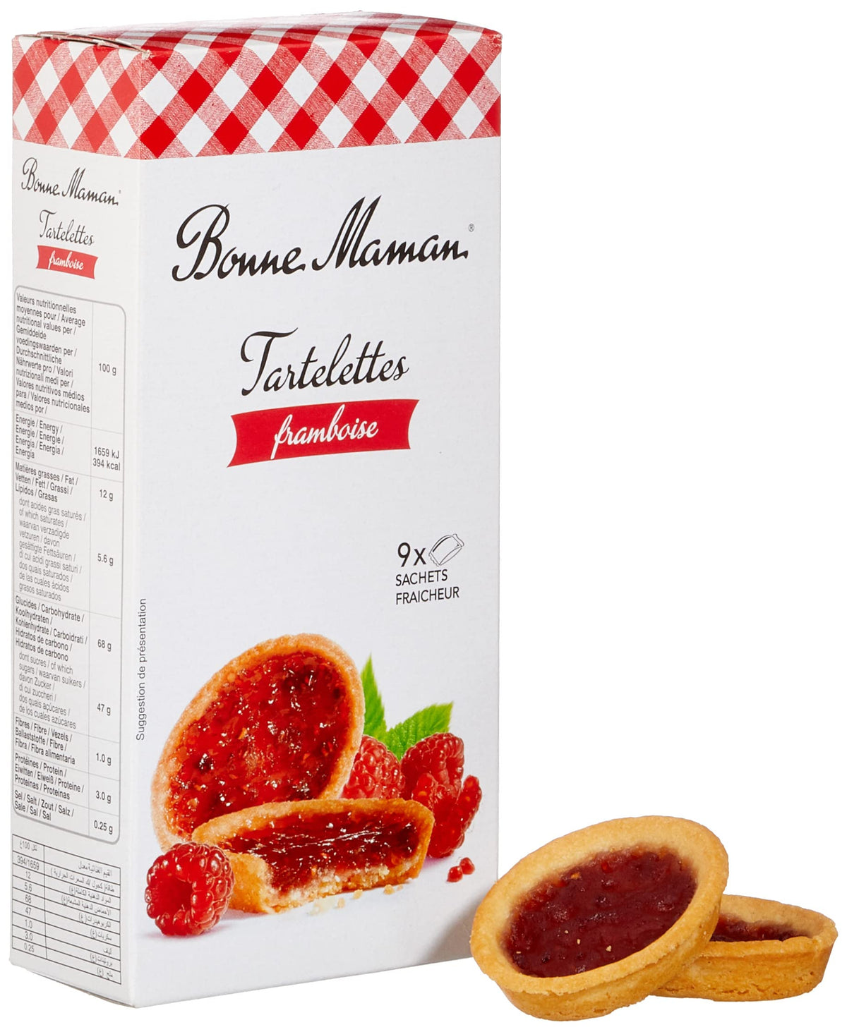 Bonne Maman Tartaletas de frambuesa 135gr