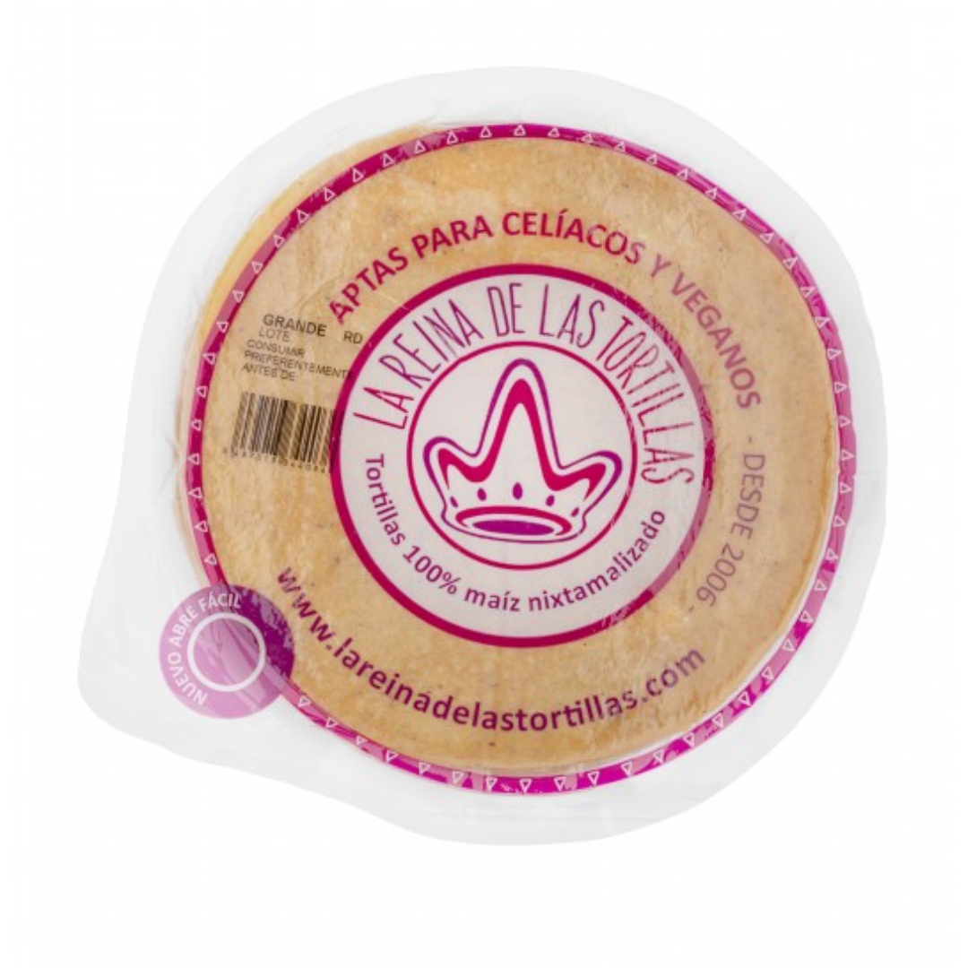 Tortillas de maiz 500g (15cm) - La reina de las tortillas
