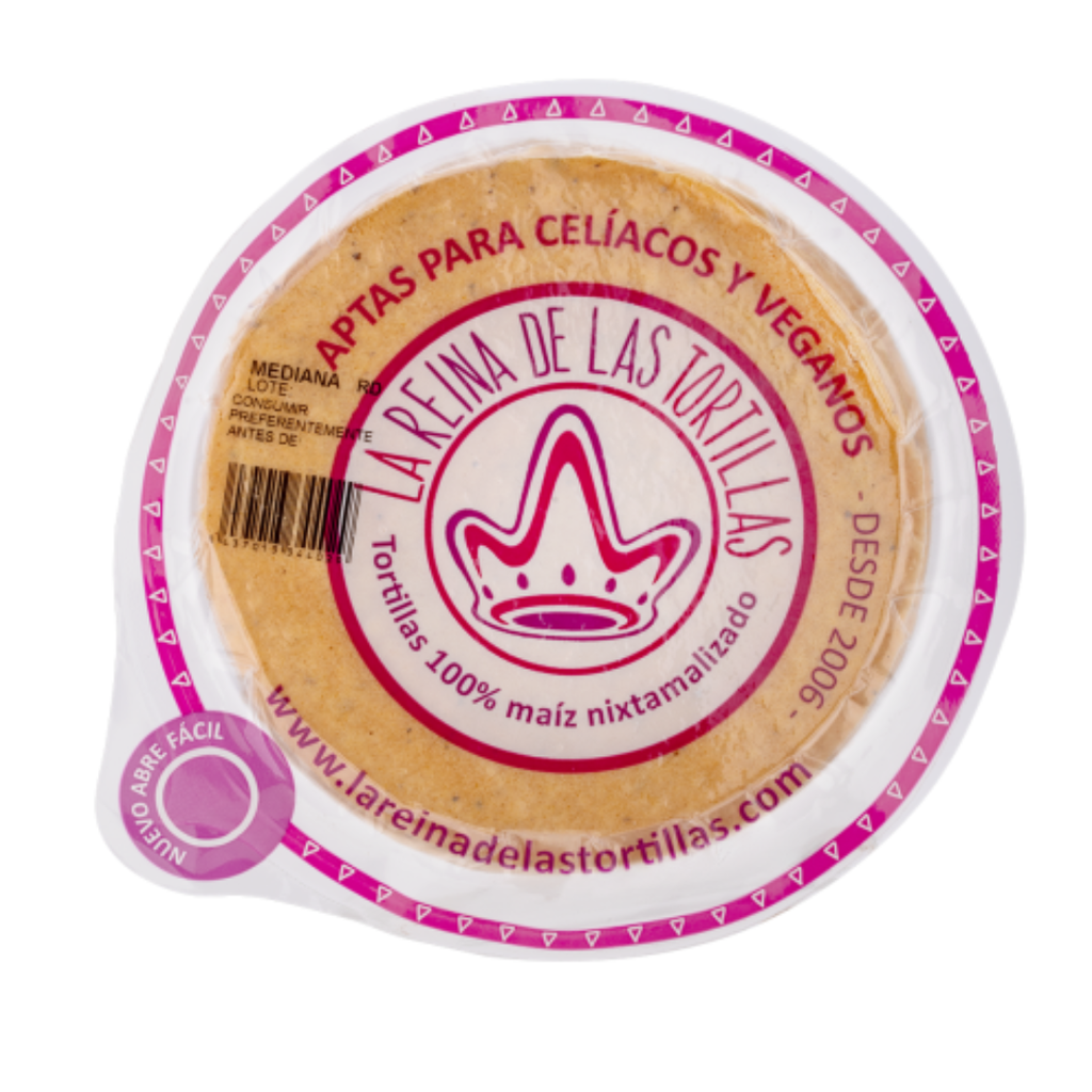 Tortillas de maiz 500g (12cm) - La reina de las tortillas