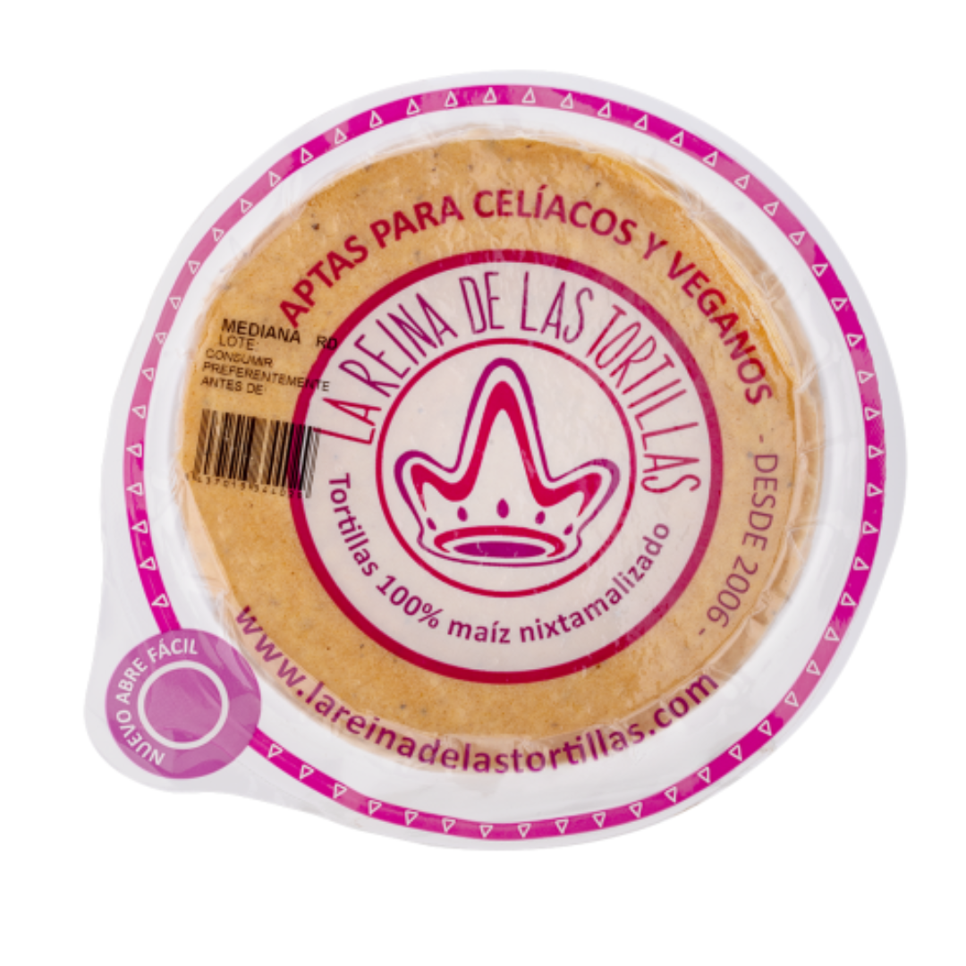 Tortillas de maiz 500g (12cm) - La reina de las tortillas