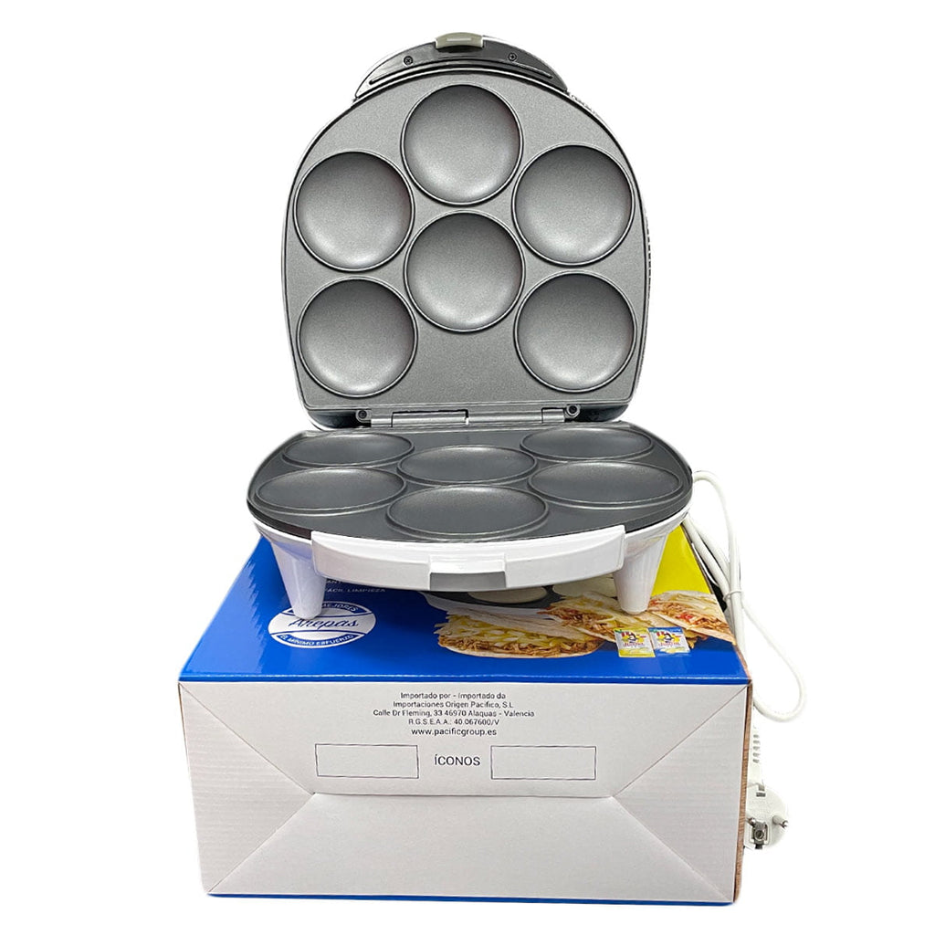 Tosti Arepas La Mantuana - Maquina eléctrica para hacer 6 arepas -TostiMaker