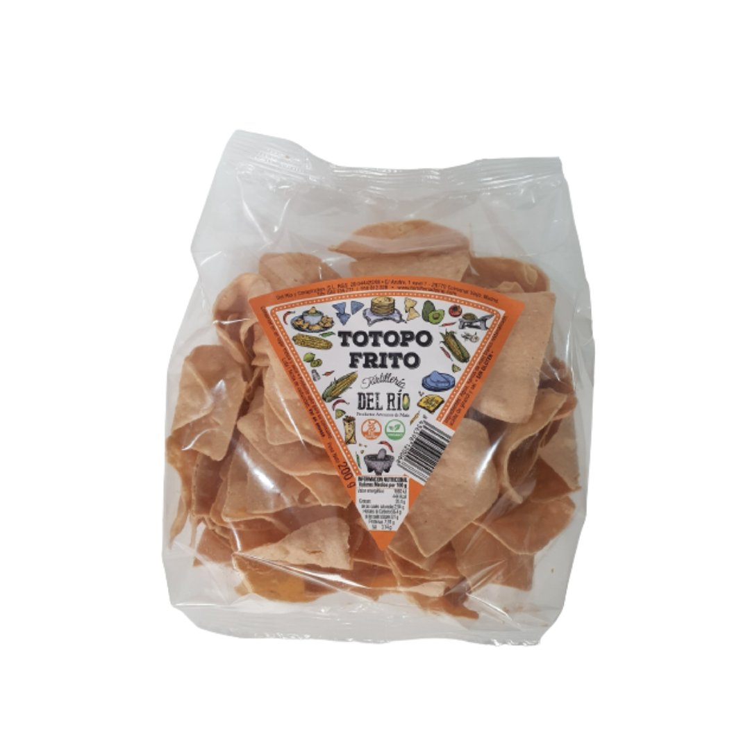 Totopos Frito 200gTortilleria del Rio
