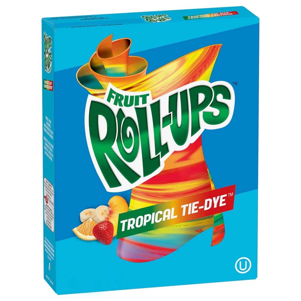 Fruit Roll-Ups Trpical Tie-Dye 8 rolls 112g
