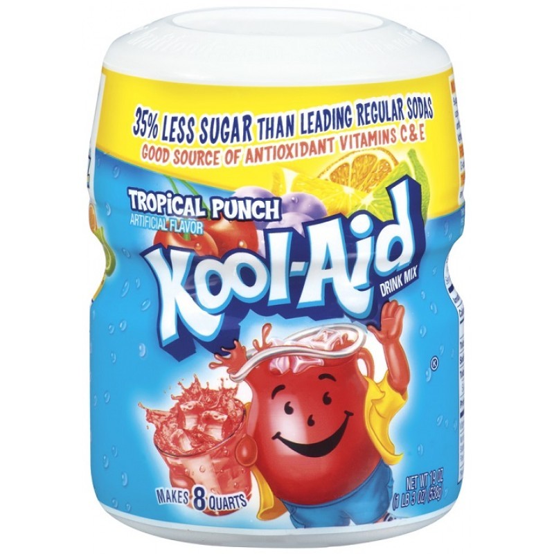 Kool Aid Tropical punch  NET WT 19 OZ  (538g)