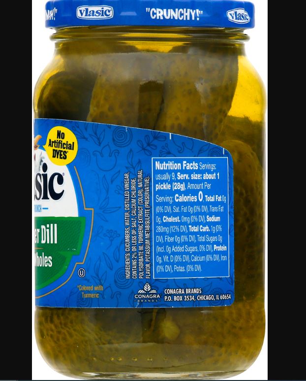 Vlasic Pepinillos Crujientes 710ml