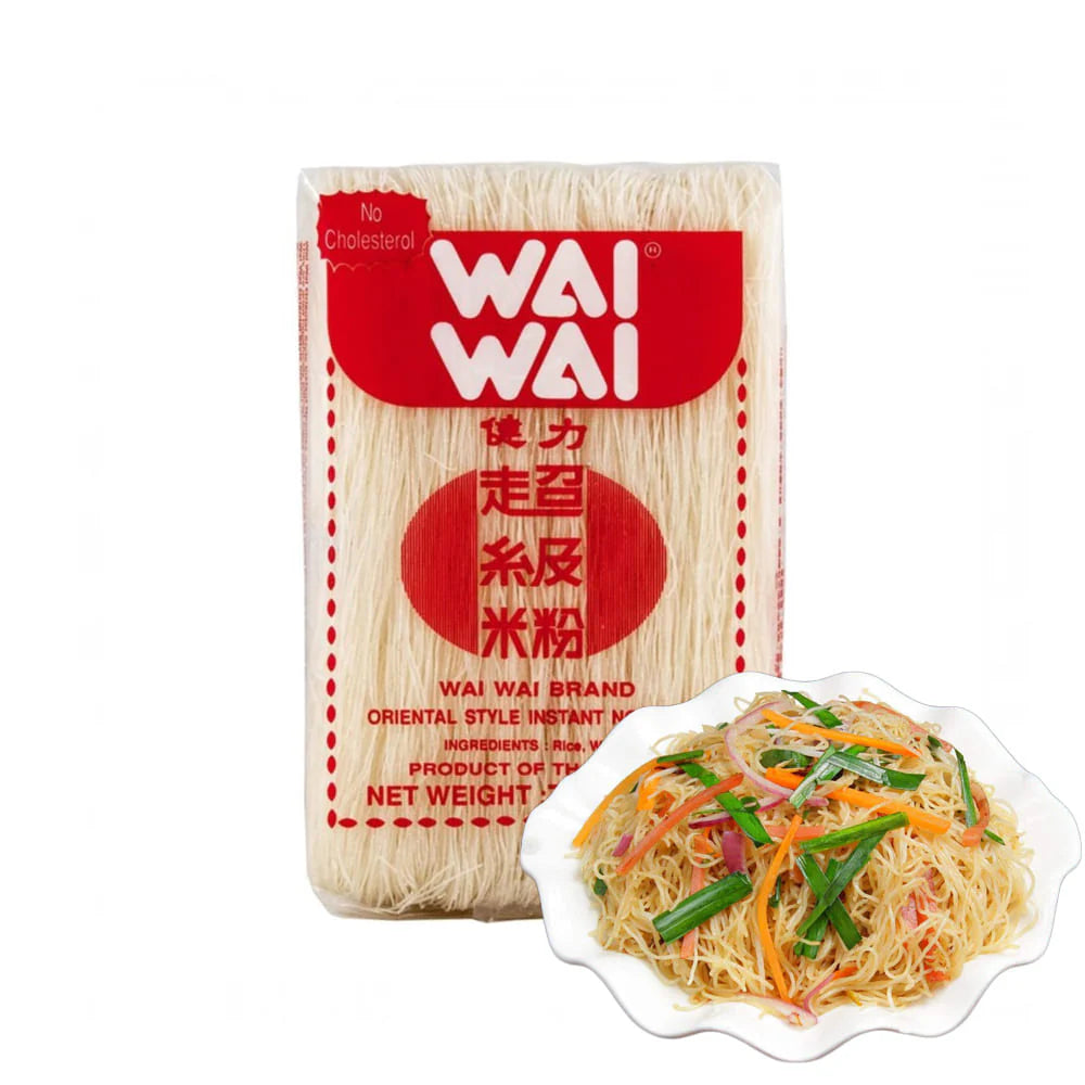 Fideos de arroz WAI WAI 400gr Rice Vermicelli