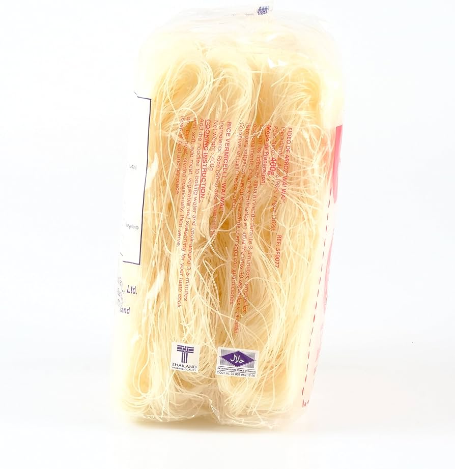 Fideos de arroz WAI WAI 400gr Rice Vermicelli