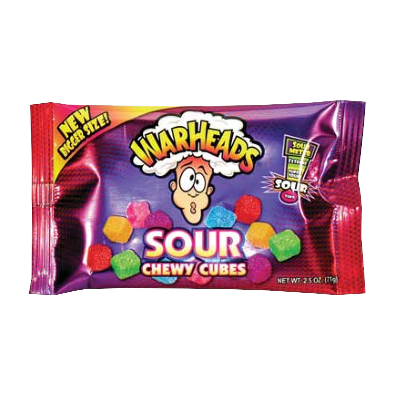 Warheads Sour Chewy Cubes