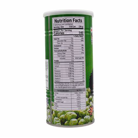 Koh-Kae Wasabi Flavoured Peas 180g / Guisantes verdes recubiertos con sabor a wasabi