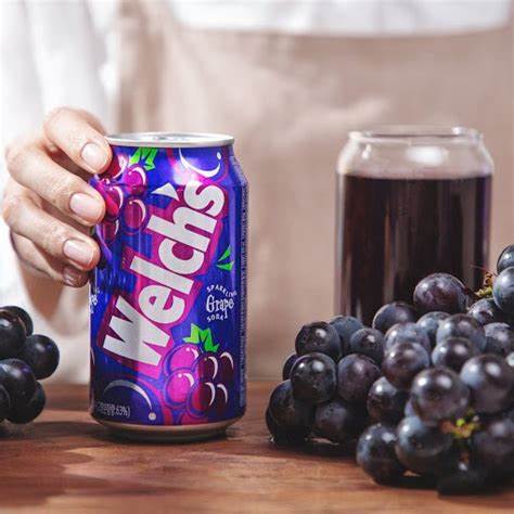 Welchs Grape soda 355ml - pack de 12!