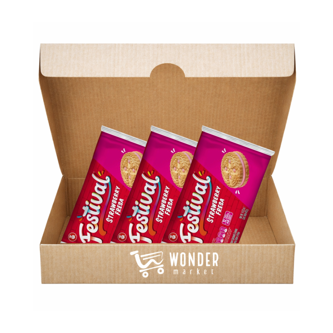 Wonderbox Galletas Festival de Fresa