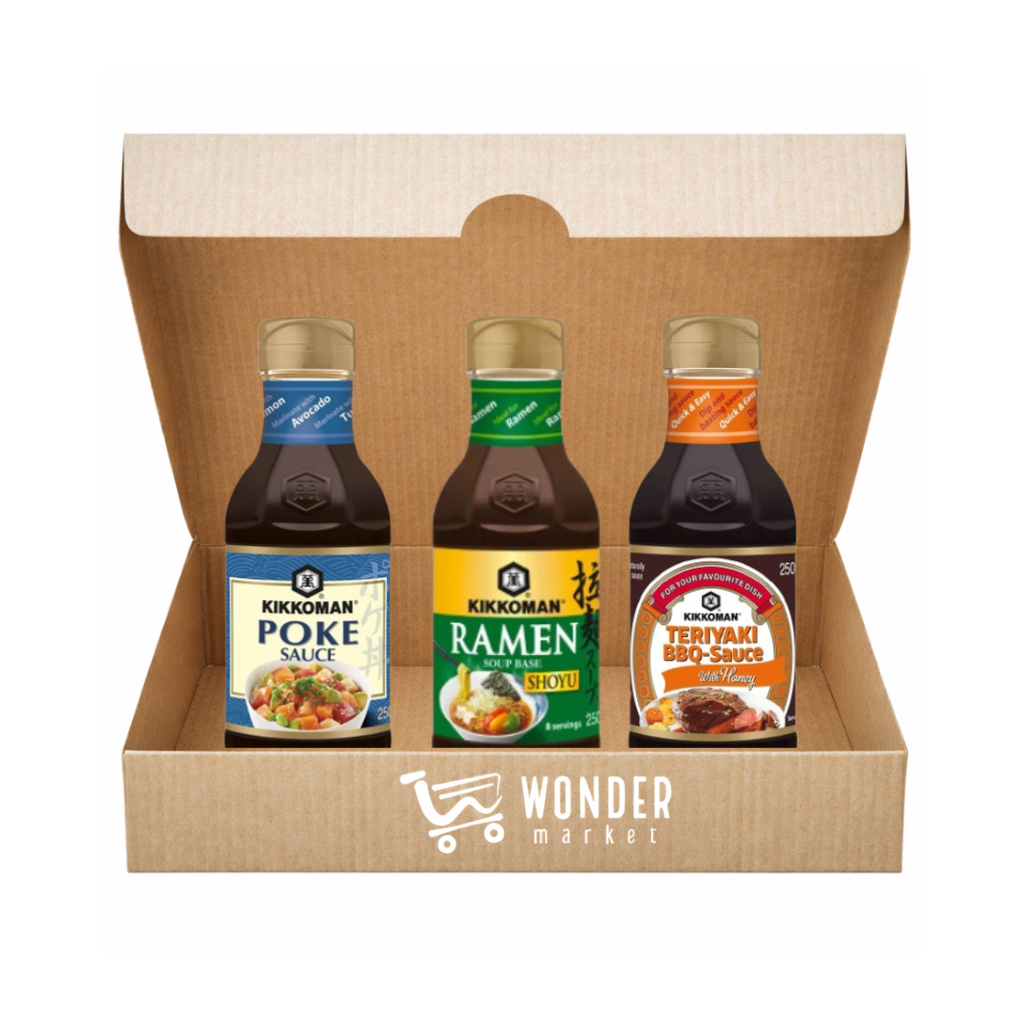 Wonderbox Salsas orientales - 250ml x 3 - Kikkoman