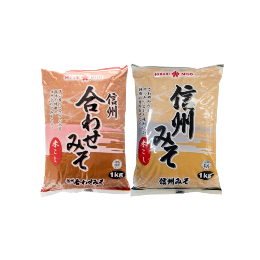 Wonderbox Pasta Refrigerada de Miso Rojo y Blanco