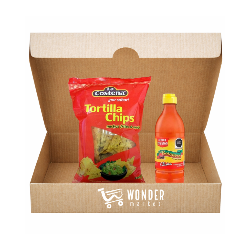 Pack Dipeo Salsa Botanera y Totopos La Costeña