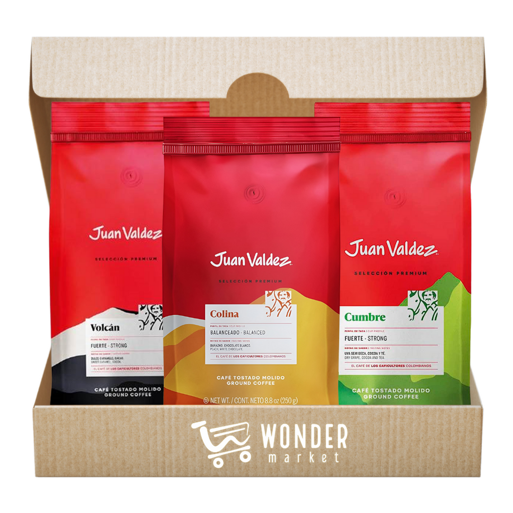 Wonderbox Juan Valdez - Café Tostado Molido colombiano