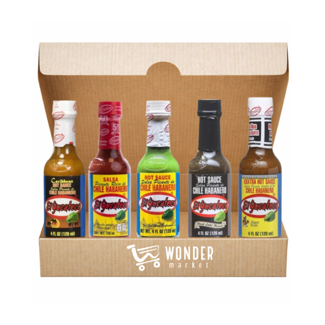Wonderbox El Yucateco 5 salsas