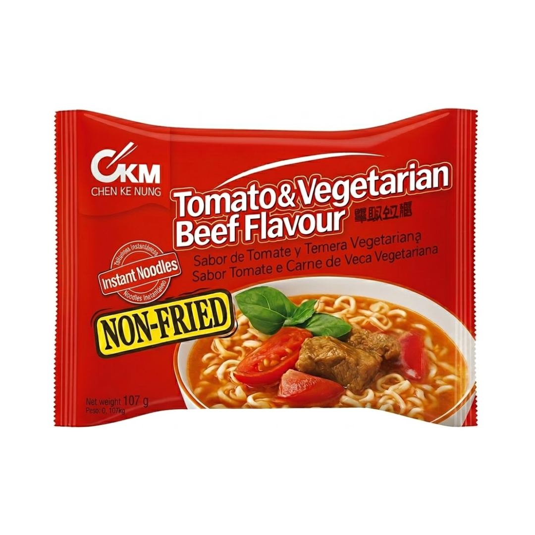 Ramen Instantáneo Sabor Tomate y Ternera CKM 107gr