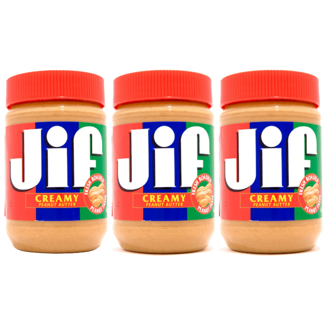 Jif creamy peanut butter 454g - Pack 3!